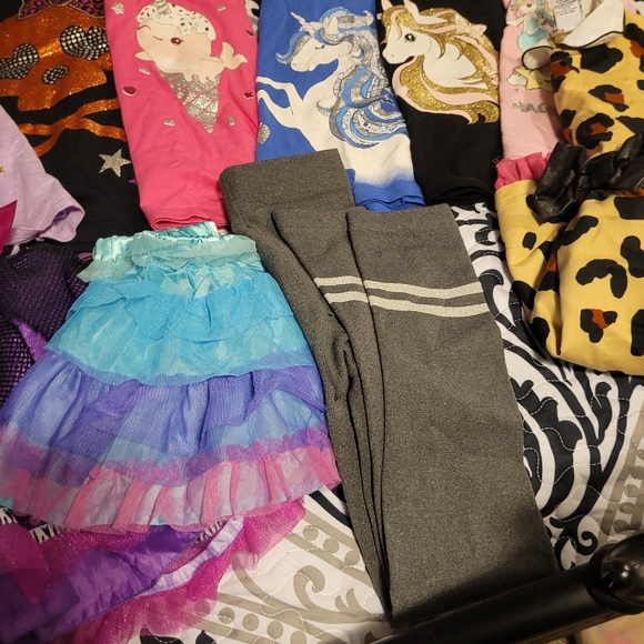 3 dresses, 4 tanks, 2 shirts, 2 tutus and tights. - Picture 10 of 10